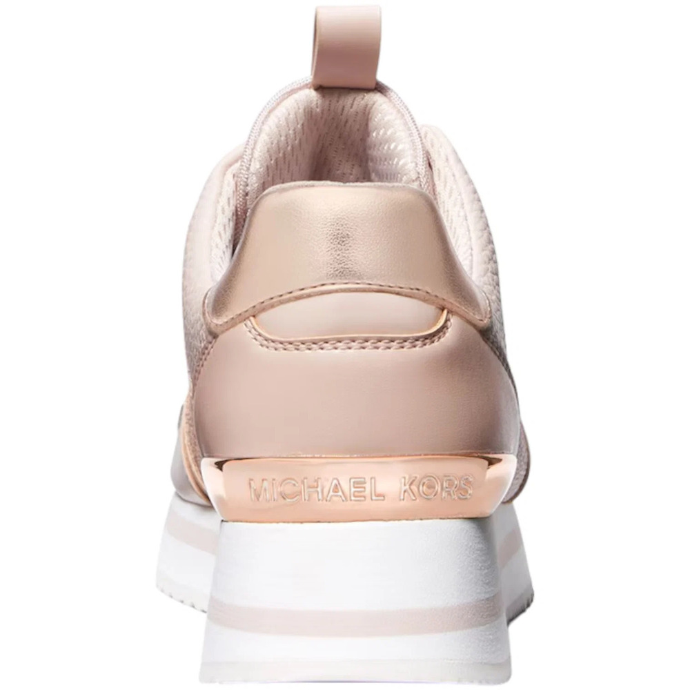 Michael Kors Women's Maddy Mixed-Media Trainer Sneaker Pink/Ballet - Medium - Picture 3 of 3